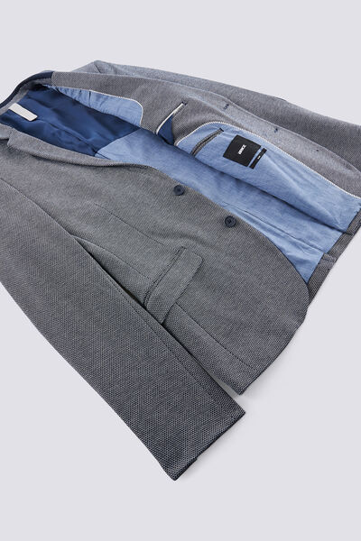 veste seule slim en maille avec coudières