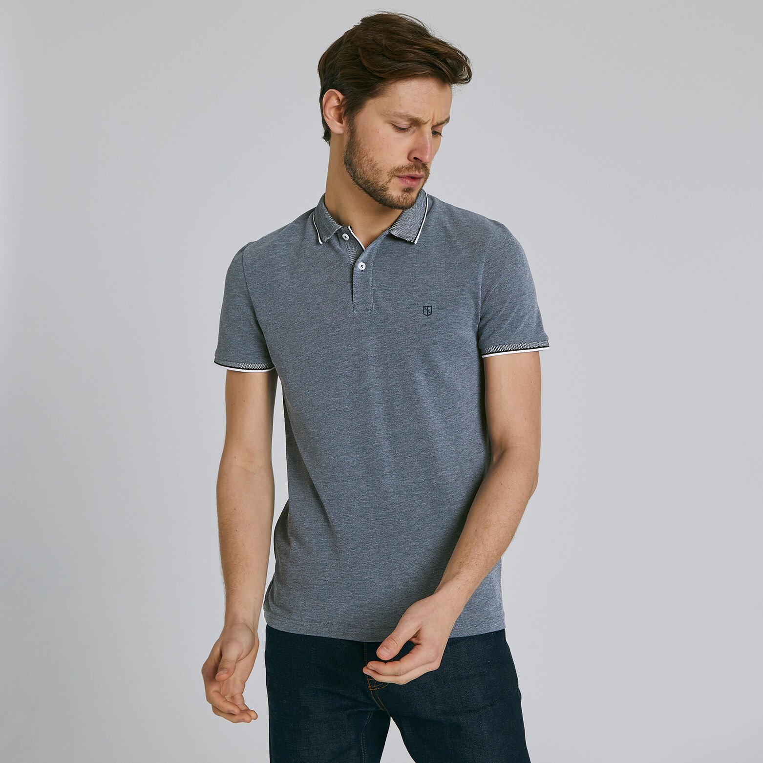 Polo manches courtes regular uni