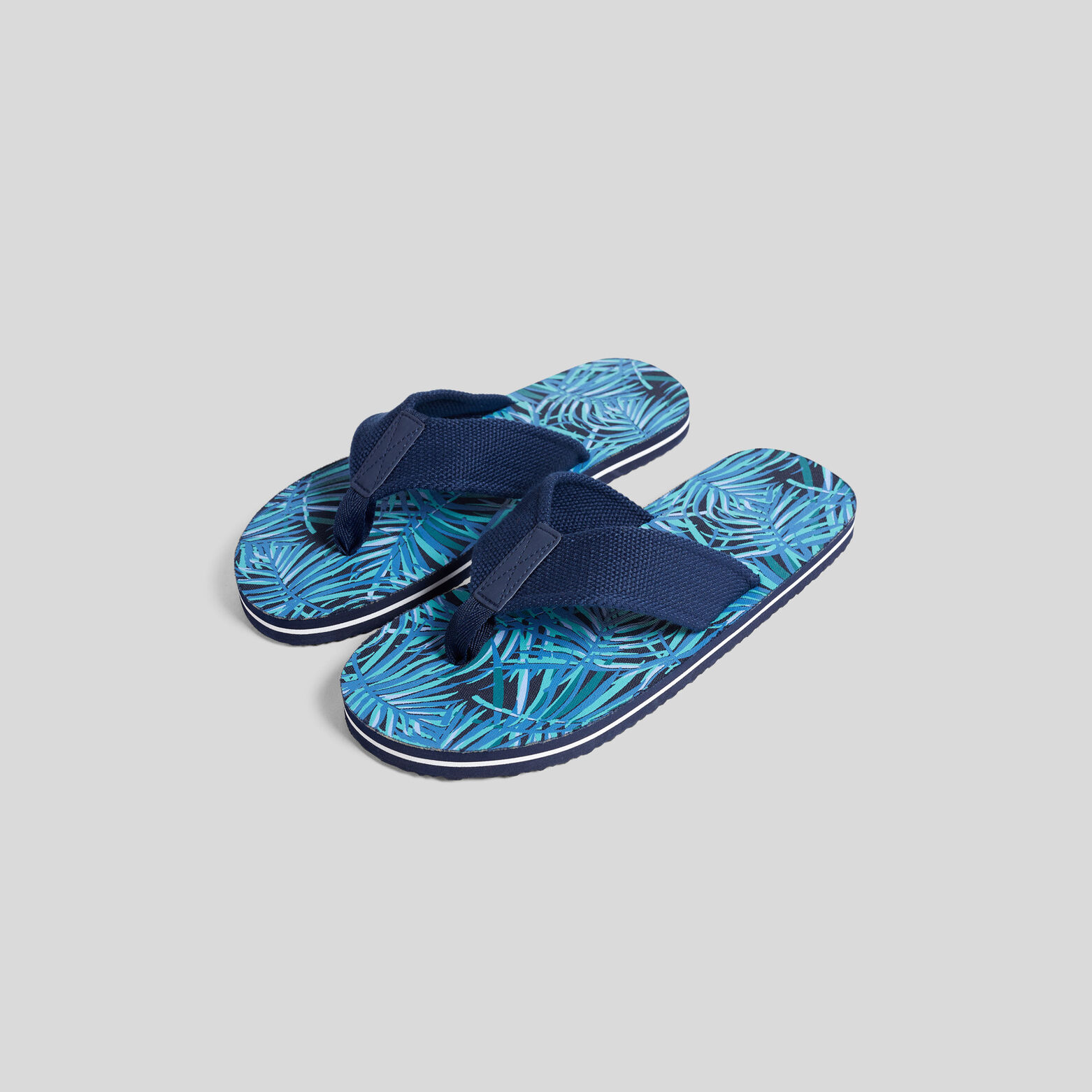 Tongs homme en tissu
