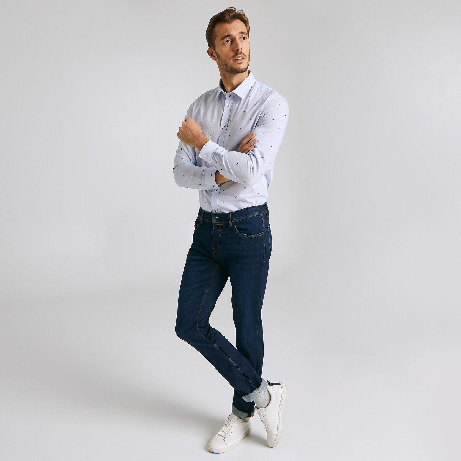 Chemise imprimée coupe slim