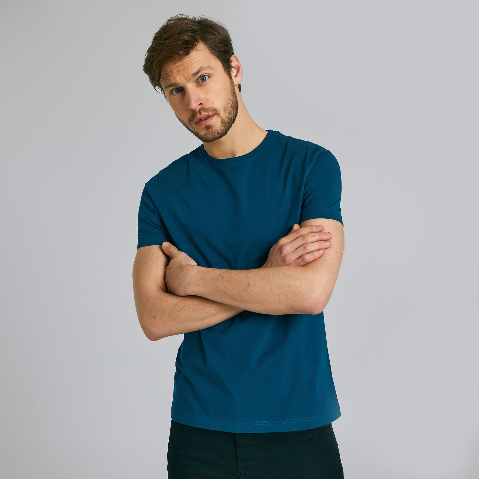 Tee-shirt uni col rond