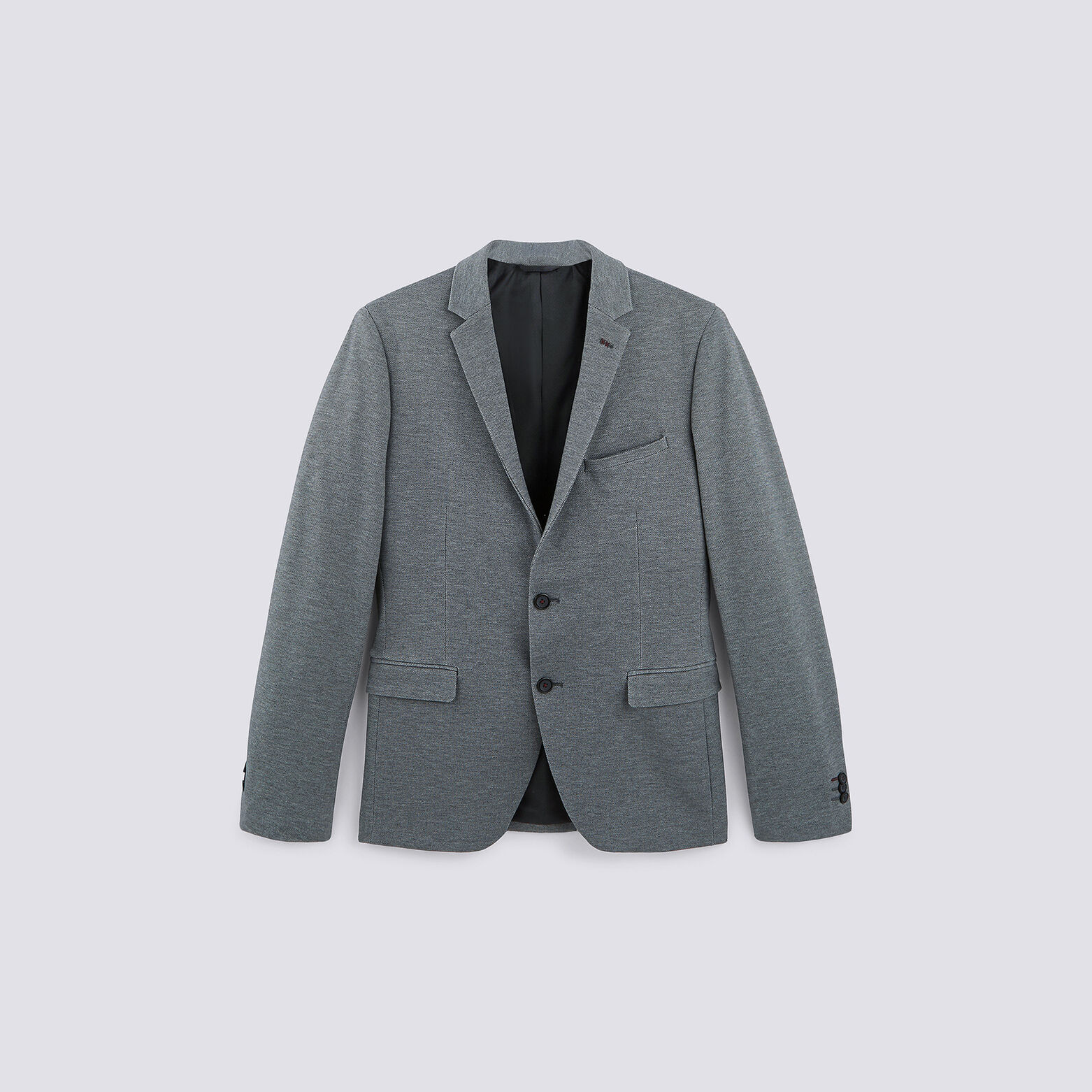 Veste blazer slim maille piquée