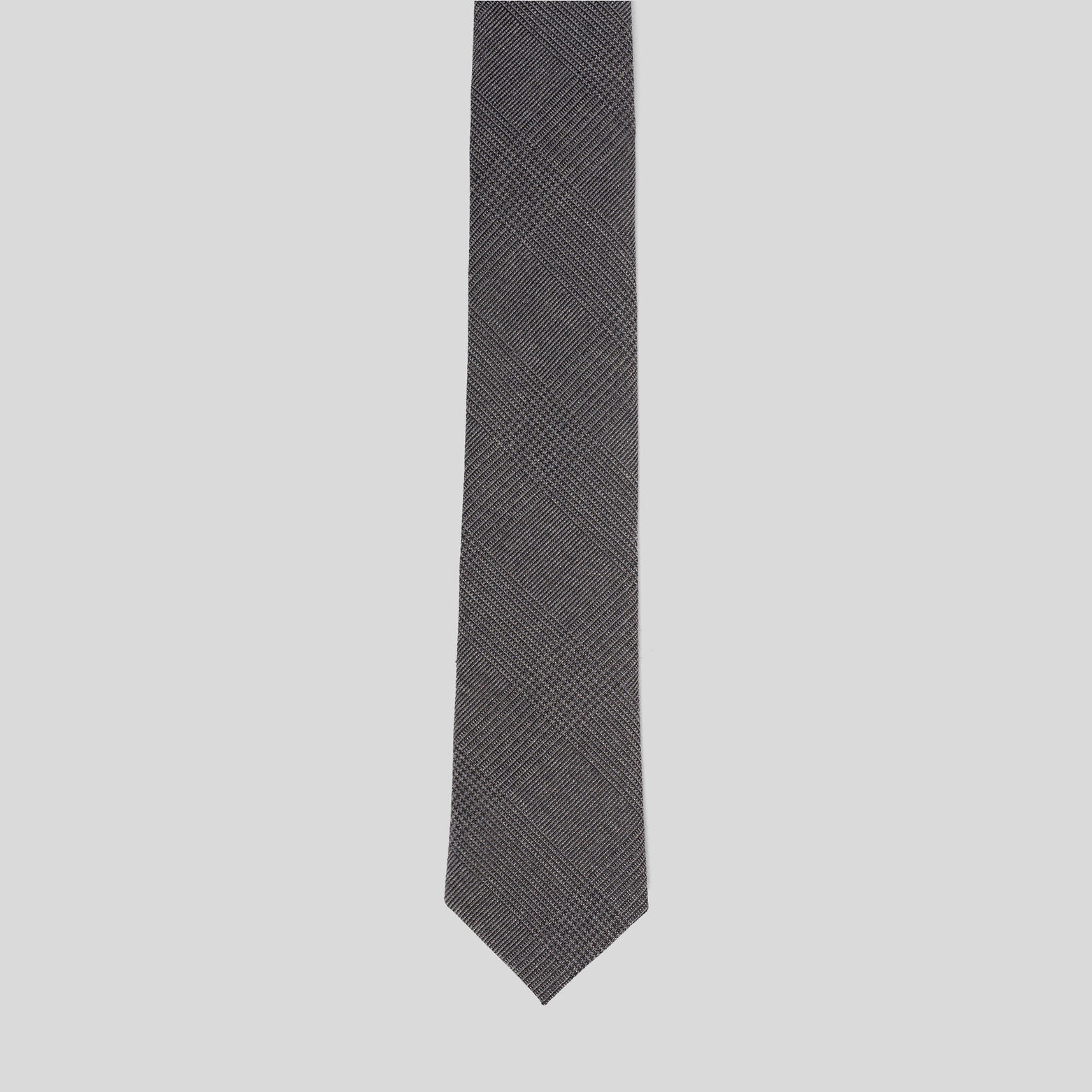 Cravate slim motif prince de Galles