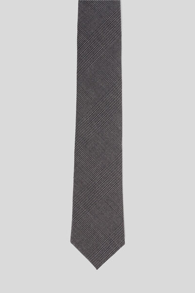 Cravate slim motif prince de Galles
