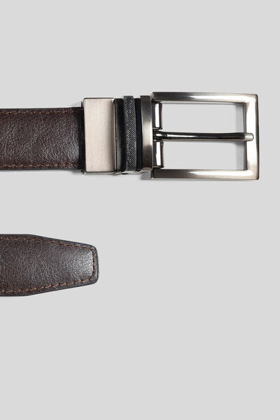 Ceinture cuir et métal