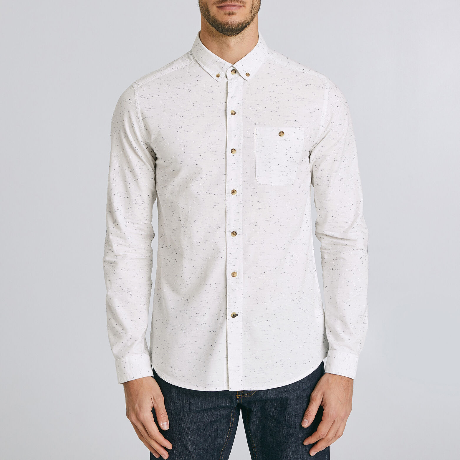 Chemise Slim à coudières