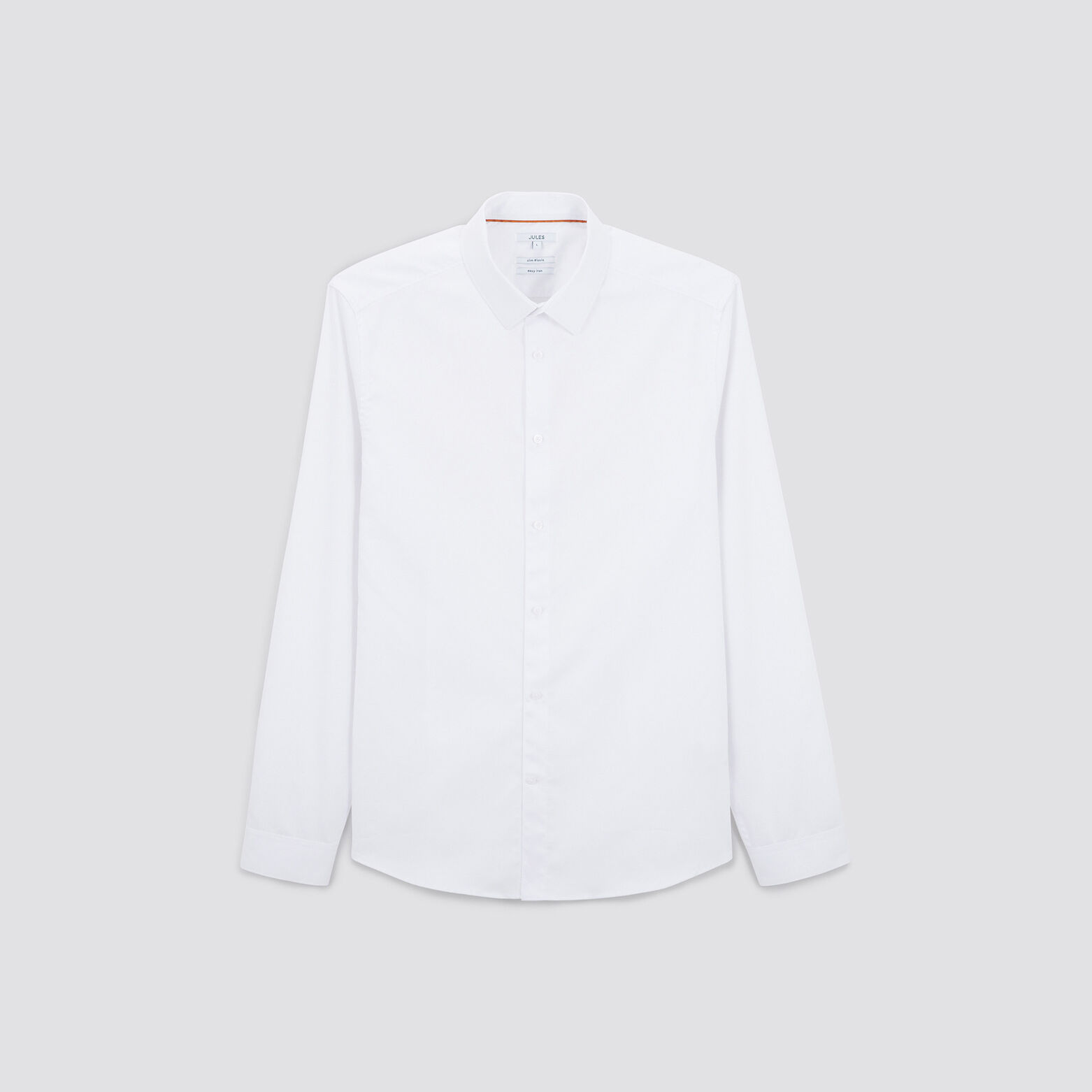 Chemise slim unie coton