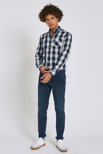 Jean slim Tom bleu grisé