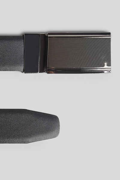 Ceinture cuir et métal