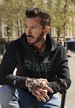 Sweat Fise noir et vert