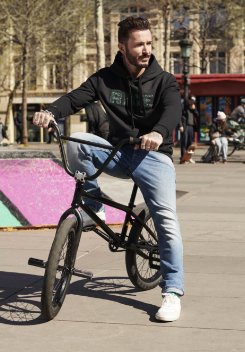 Sweat Fise noir et vert